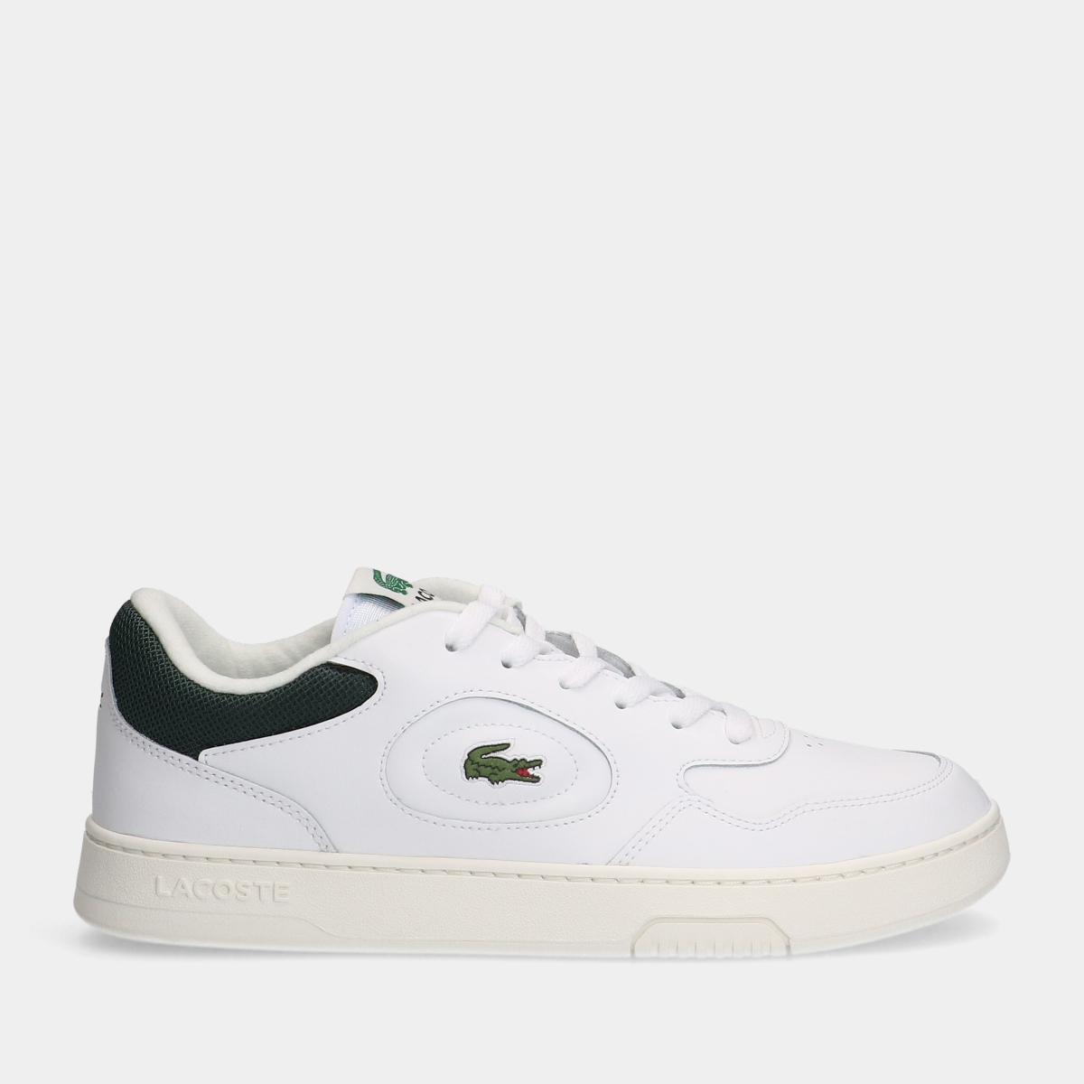Lacoste Lineset 223 1 SMA White/ Dark green heren sneakers