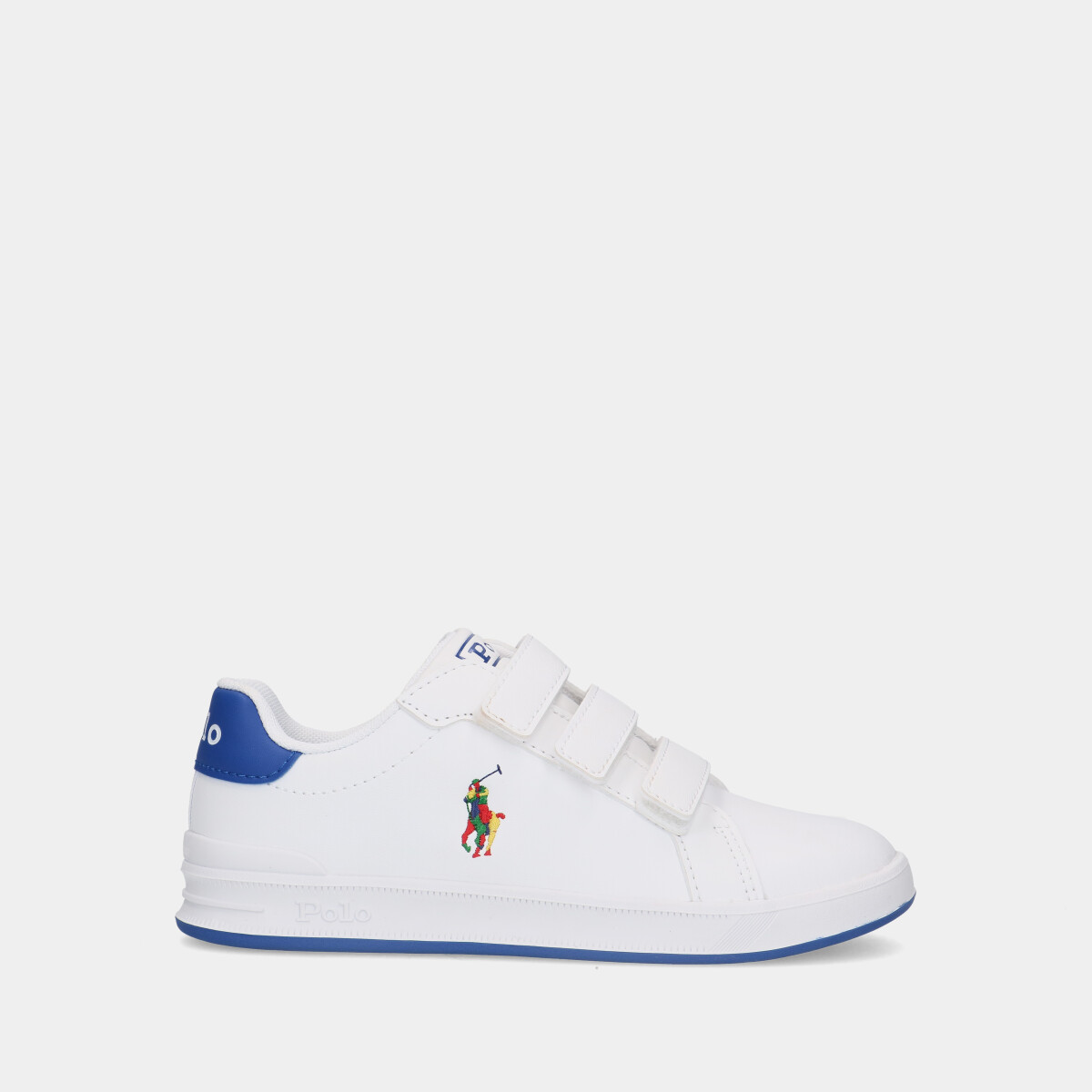 Polo Ralph Lauren Heritage Court II EZ White / Royal kleuter sneakers
