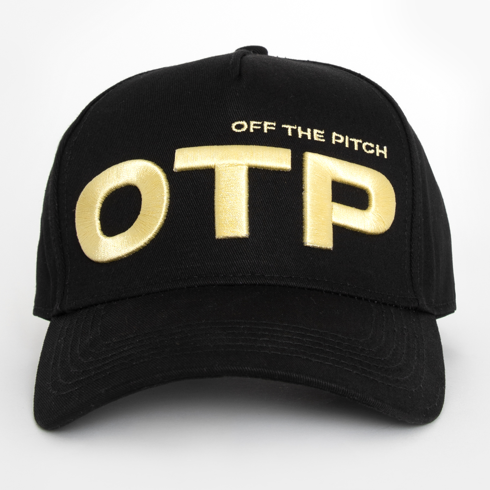 Off the Pitch Off-set Cap Black/Yellow
