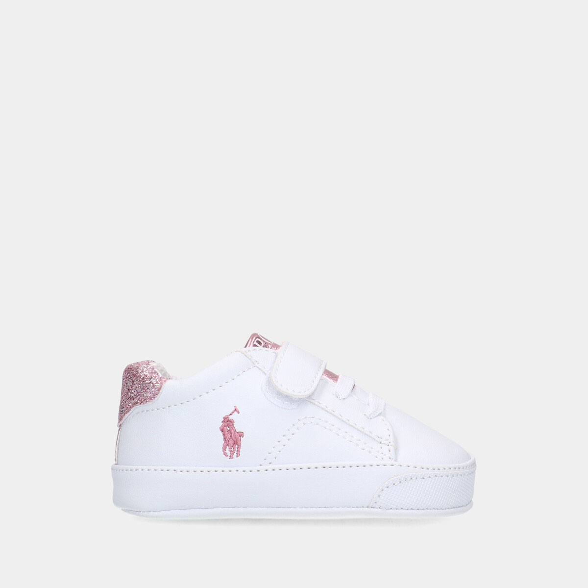 Polo Ralph Lauren Theron V Ps Layette White / Pink Glitter baby sneakers
