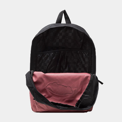 Vans Realm Backpack Zwart/Rood