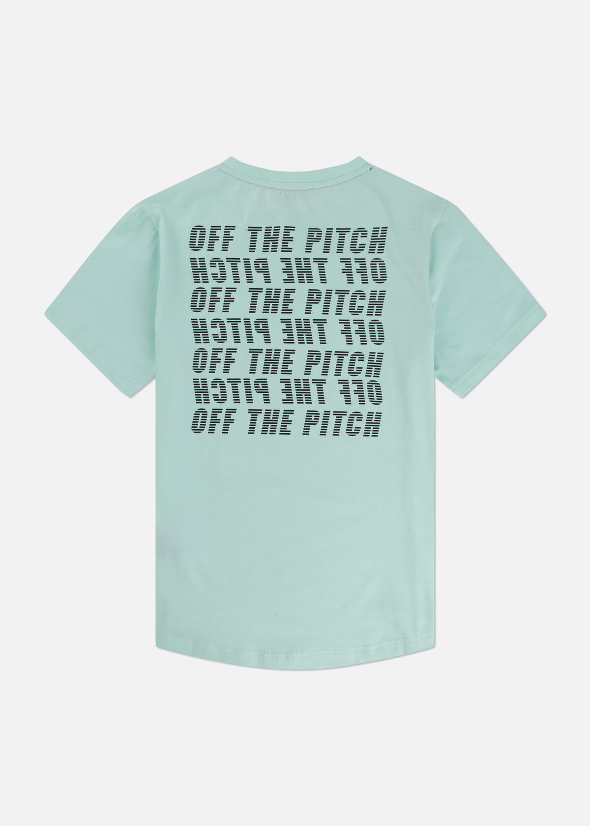 Off the pitch, OTP241056, Duplicate Slim Fit Tee, Jade Mint
