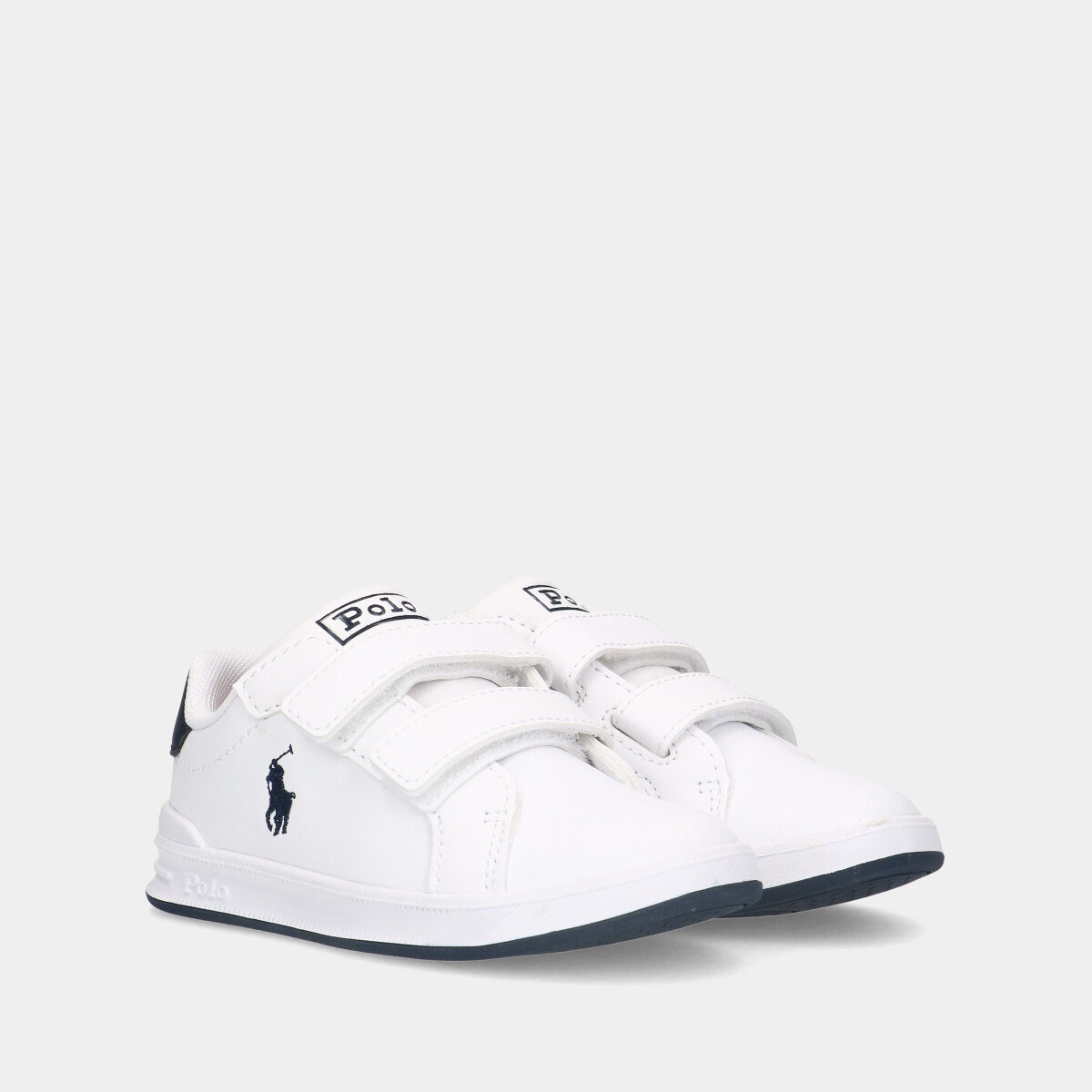 Polo Ralph Lauren Heritage Court II EZ White / Navy peuter sneakers
