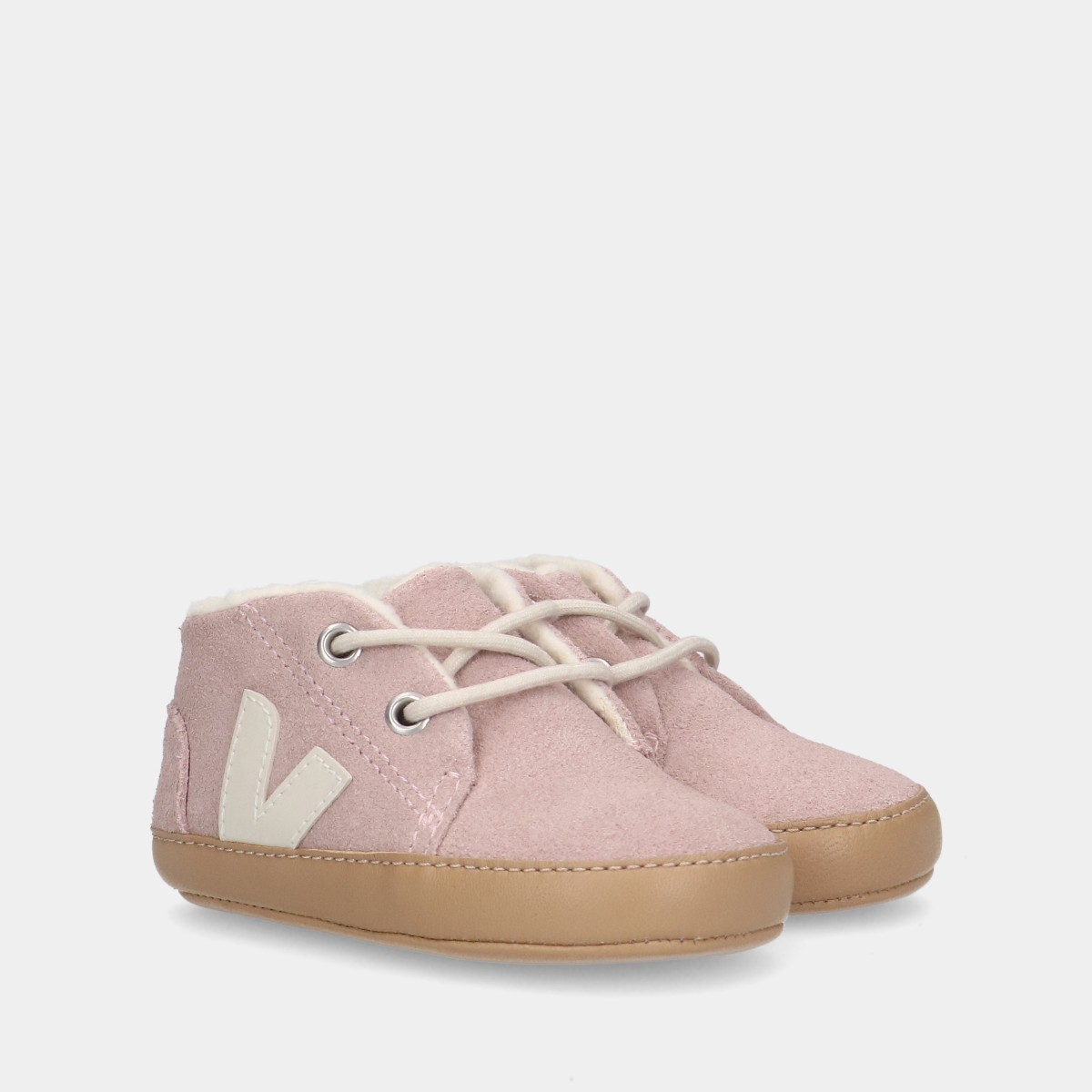 Veja Pink baby sneakers