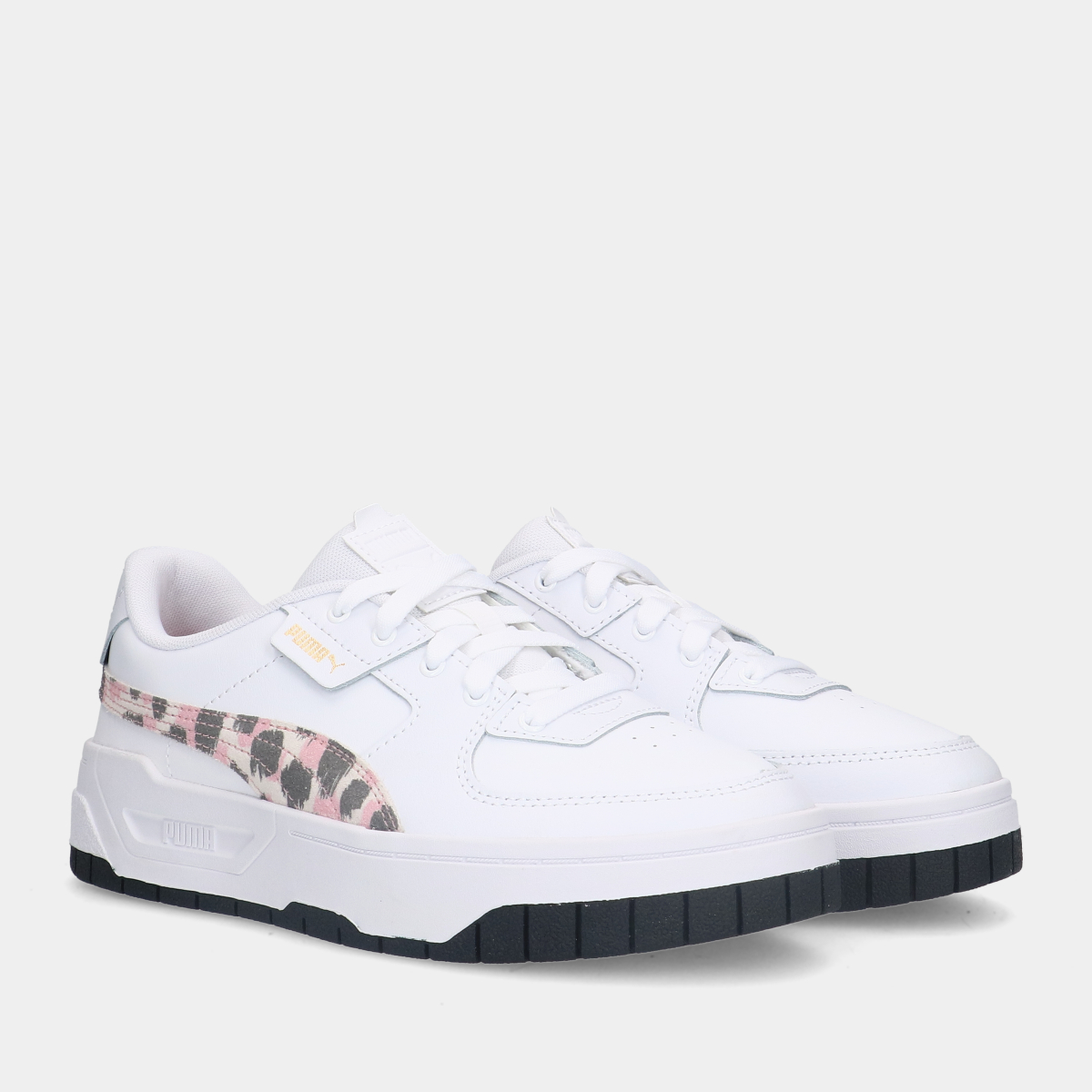 Puma Cali Dream Animal Print White/Peach Smoothie kinder sneakers