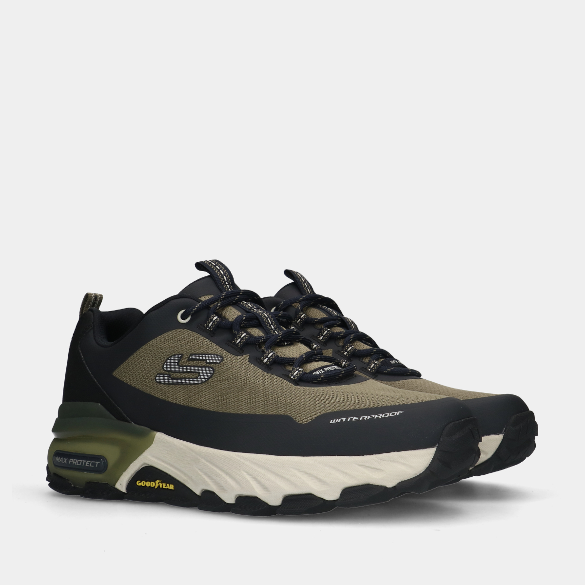 Skechers Max Protect Fast Track Green heren sneakers
