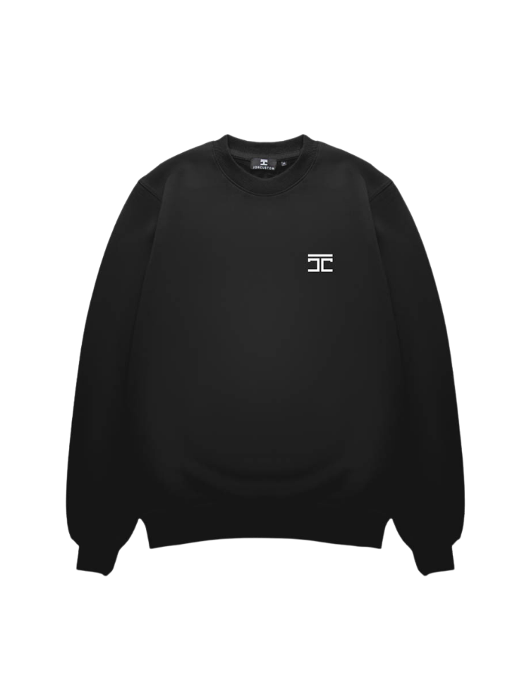 Jorcustom. BW-blessed sweater black, zwart