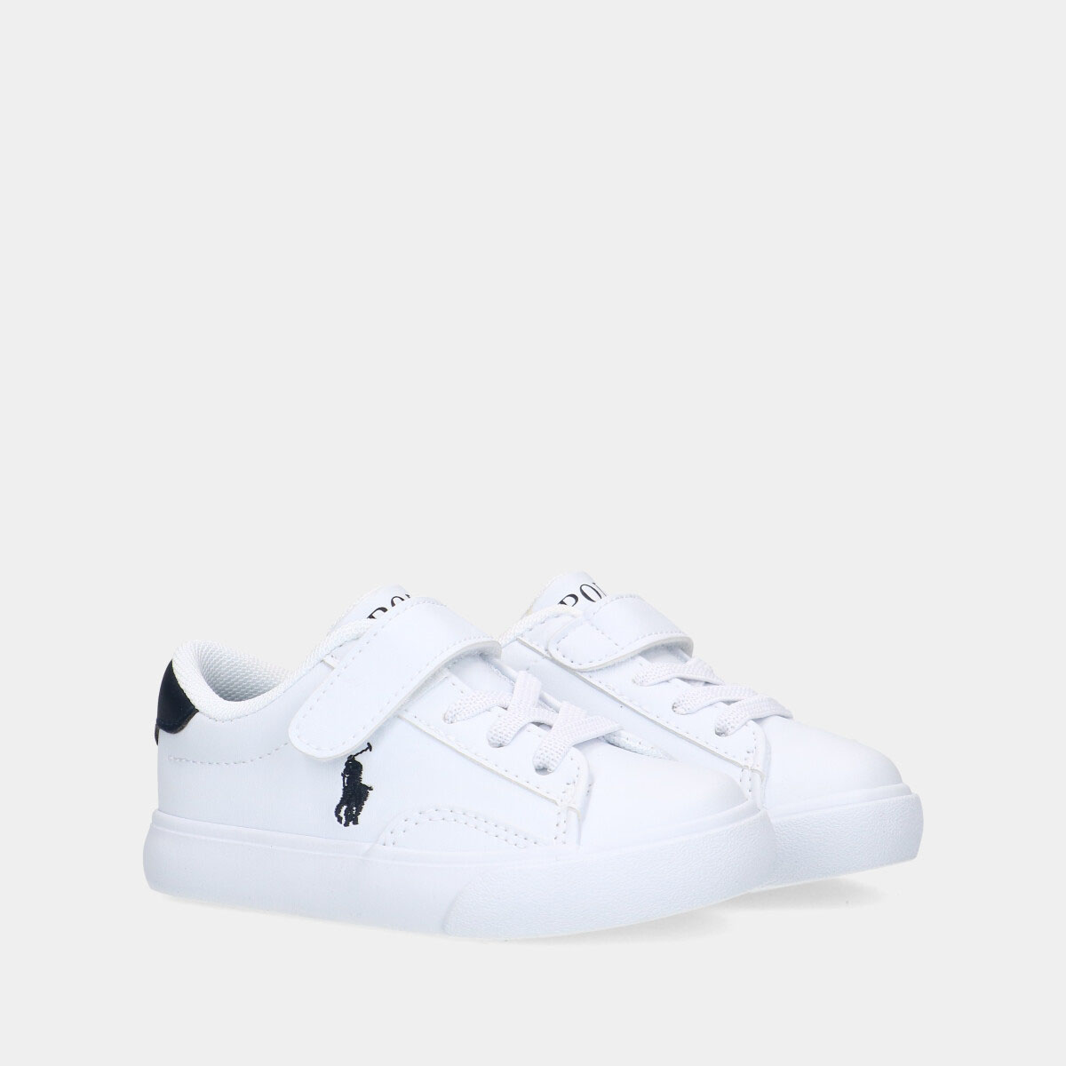 Polo Ralph Lauren Theron V PS White / Navy peuter sneakers

