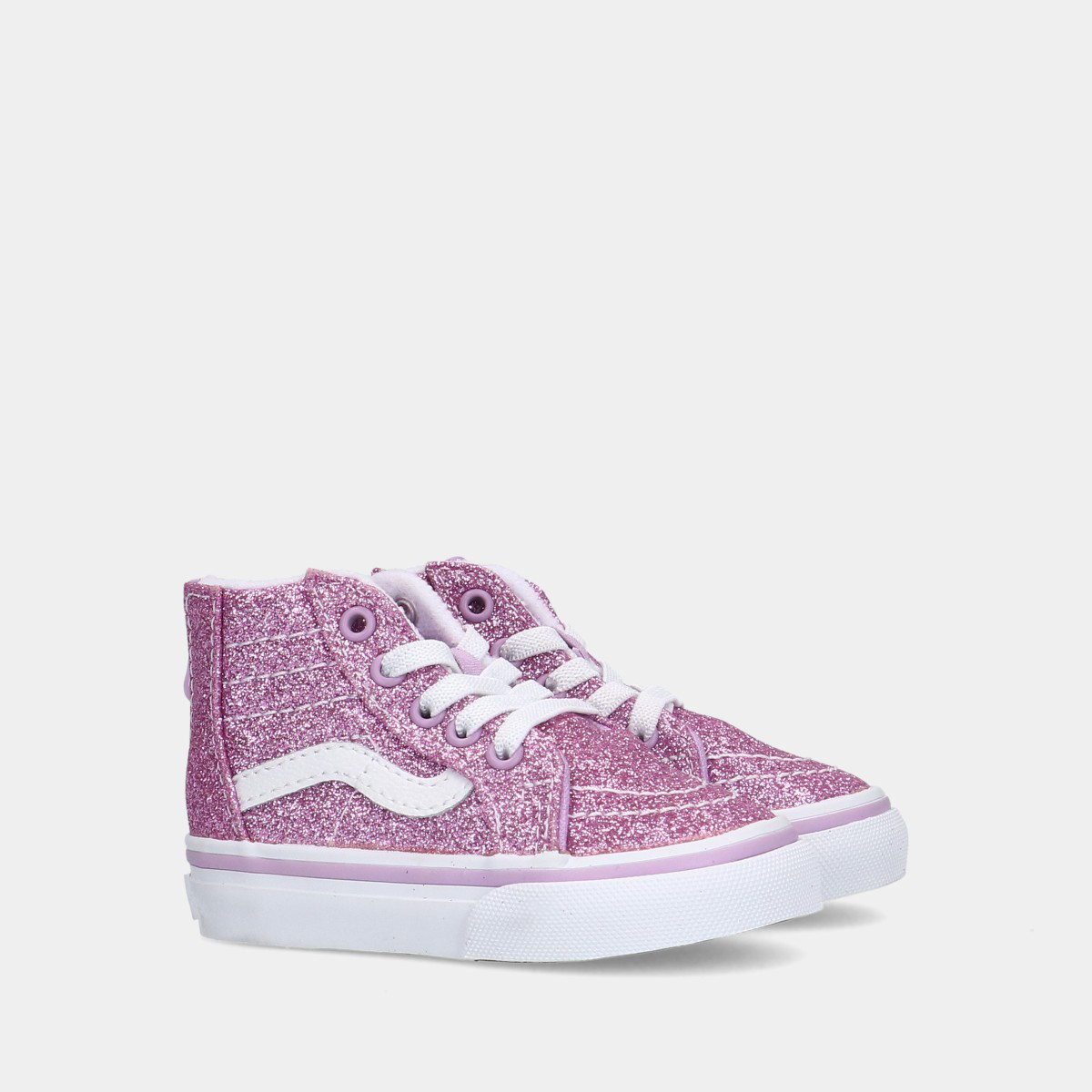 Vans Sk8-Hi Zip Glitter Lilac peuter sneakers 